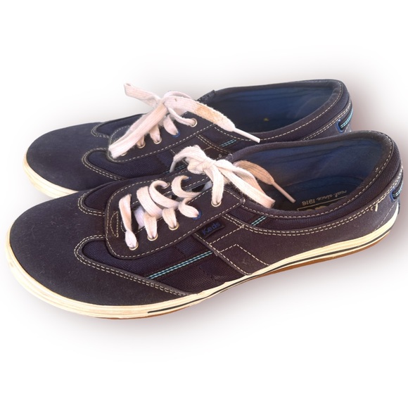 Keds Women’s Blue Canvas Ortholite Craze T-Toe Navy Comfort Sneakers Size 6 EUC - Picture 2 of 7